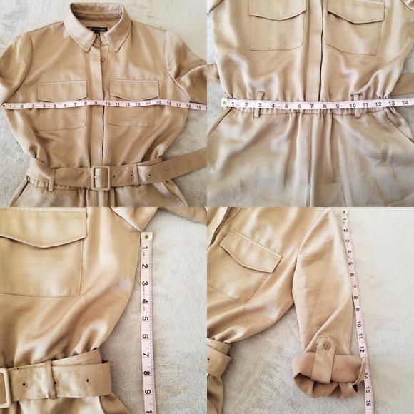 I.N.C. Belted Button Front Jump Suit - Picture 11 of 14